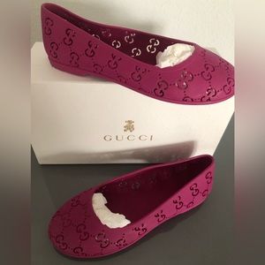Gucci Girls Jelly Flat’s Size 29